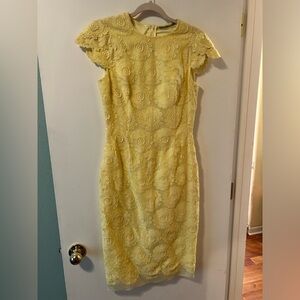 Ermanno Scervino beautiful spring yellow dress size 40